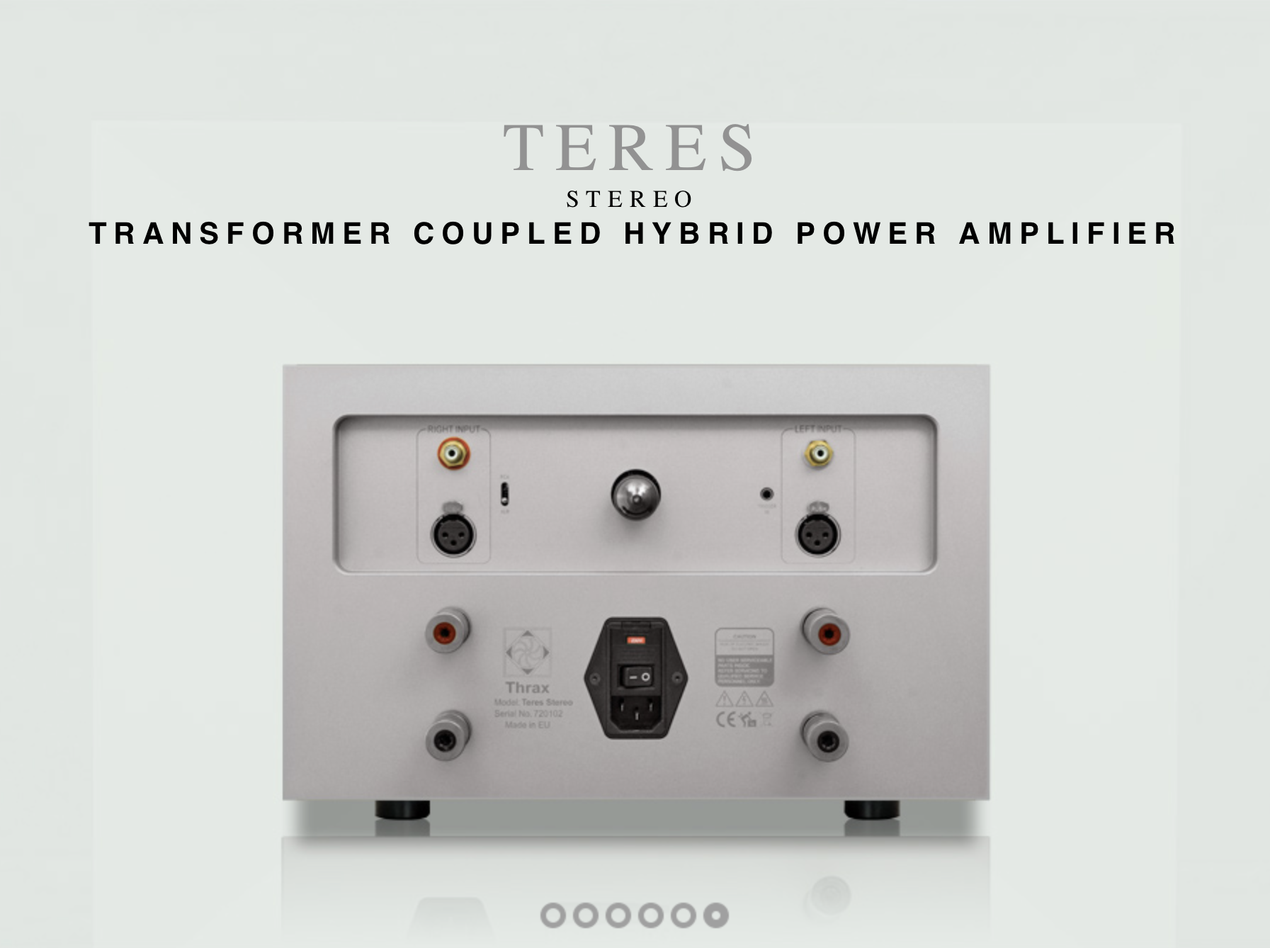 Ampli Thrax Hybrid - Tube Teres Stereo MKII